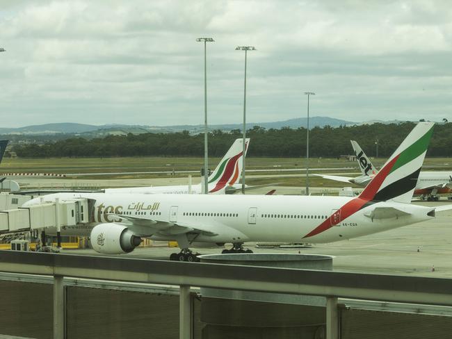 Emirates airlines has suspended flights to AustraliaÃs three biggest cities citing operational reasons. Picture:Rob Leeson.