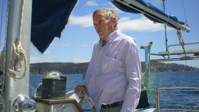 Bob Chappell sailing Four Winds in January 2009, just before his Australia Day disappearance.