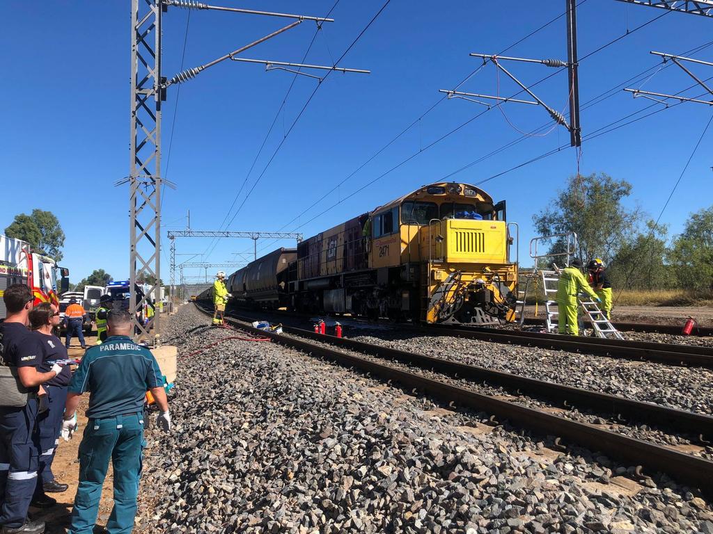 The Australian Transport Safety Bureau said Queensland Rail was using the train involved in the Westwood crash for tuition.