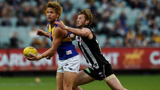 Rupert Wills set an AFL record for tackles in his debut. Picture: Getty Images.