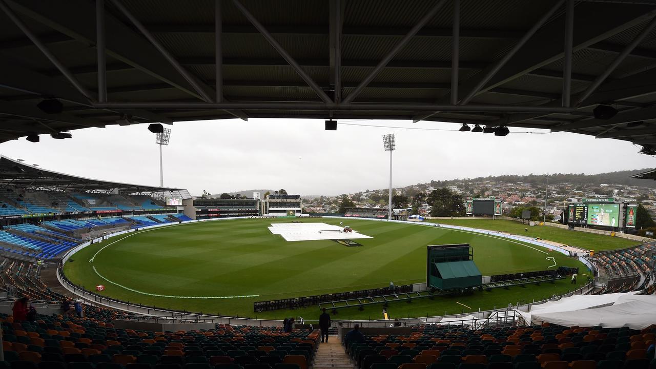 Bellerive Oval in Hobart. Picture: AFP/Saeed Khan