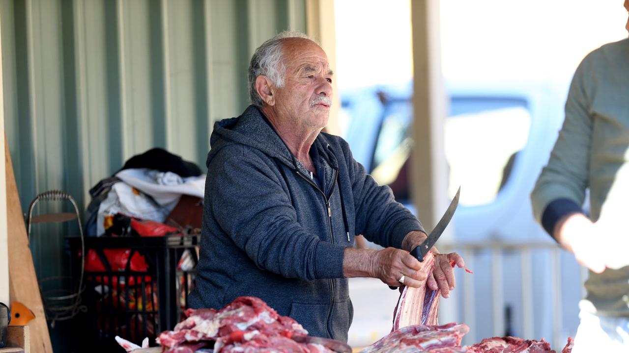 A family feast is prepared at the homestead to welcome home AJ. Picture: NCA NewsWire / Peter Lorimer.