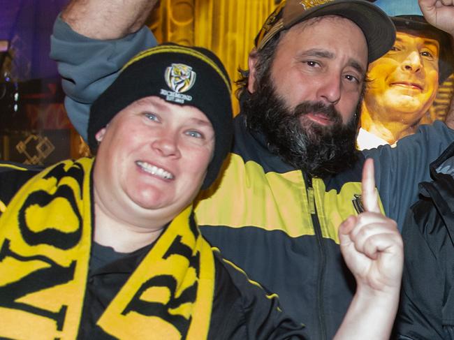 Footy fans camp out for ‘golden ticket’