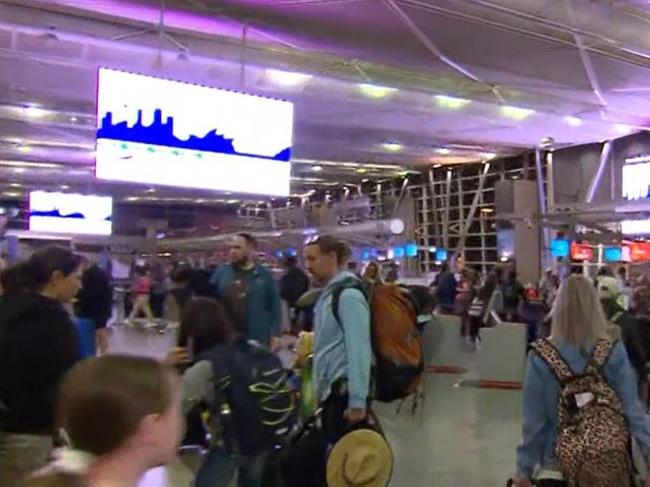 Sydney Airport this morning. Picture Today.JPG