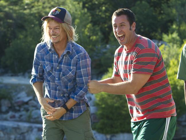 Sandler with SNL mate David Spade in Grown Ups 2.