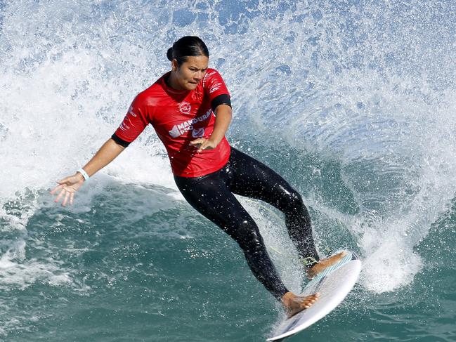 Young surfer Alysse Cooper. Pic: WSL