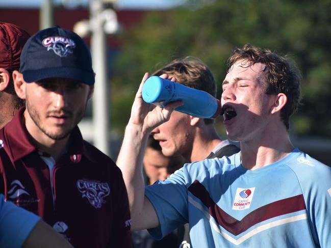 CQ Capras under-16, under-18, under-21 and senior men training at Kettle Park, Rockhampton, on December 3, 2022.