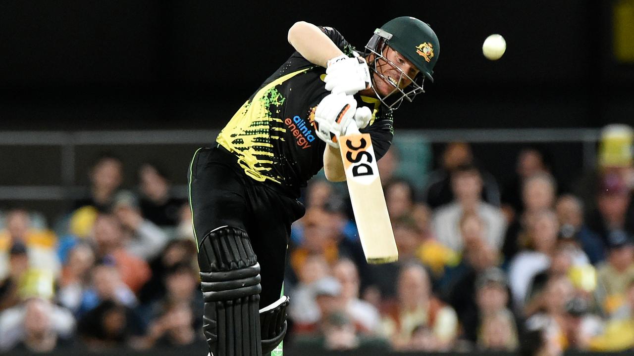 David Warner top-scored for Australia with 75. Picture: Matt Roberts/Getty Images