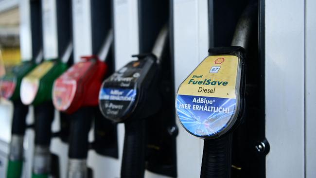 Fuel prices have risen 36 per cent since their pandemic low in mid-2020. Picture: AFP