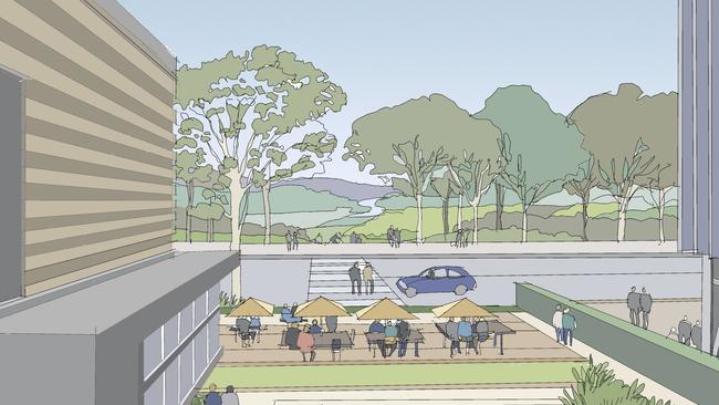 A revitalised River Walk Precinct would have been realised as part of the project.