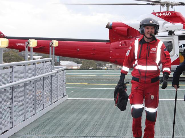 Man badly injured falling from scaffolding