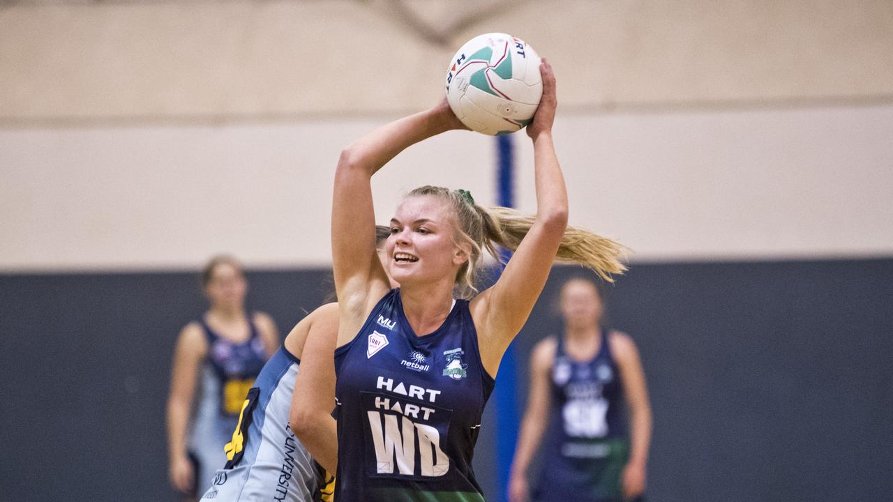 NETBALL STAR: Warwick teen Caitlin Skaines scored two major awards for her performance this season. Picture: contributed