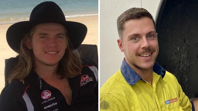 Lleyton Bartlett (left) and Aaron Pitt (right) were killed by Kelly Liddicoat while they were repairing a broken down bus at Woombye on April 21, 2022.