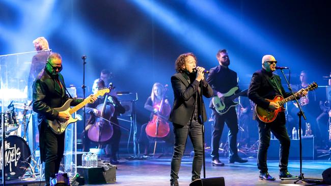 The Angels in concert with the Adelaide Symphony Orchestra. Picture: Russell Millard