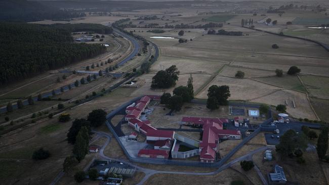 Hot Air Balloon Tasmania during a flight from Deloraine to Hagley, Ashley Youth Detention Centre. PICTURE CHRIS KIDD