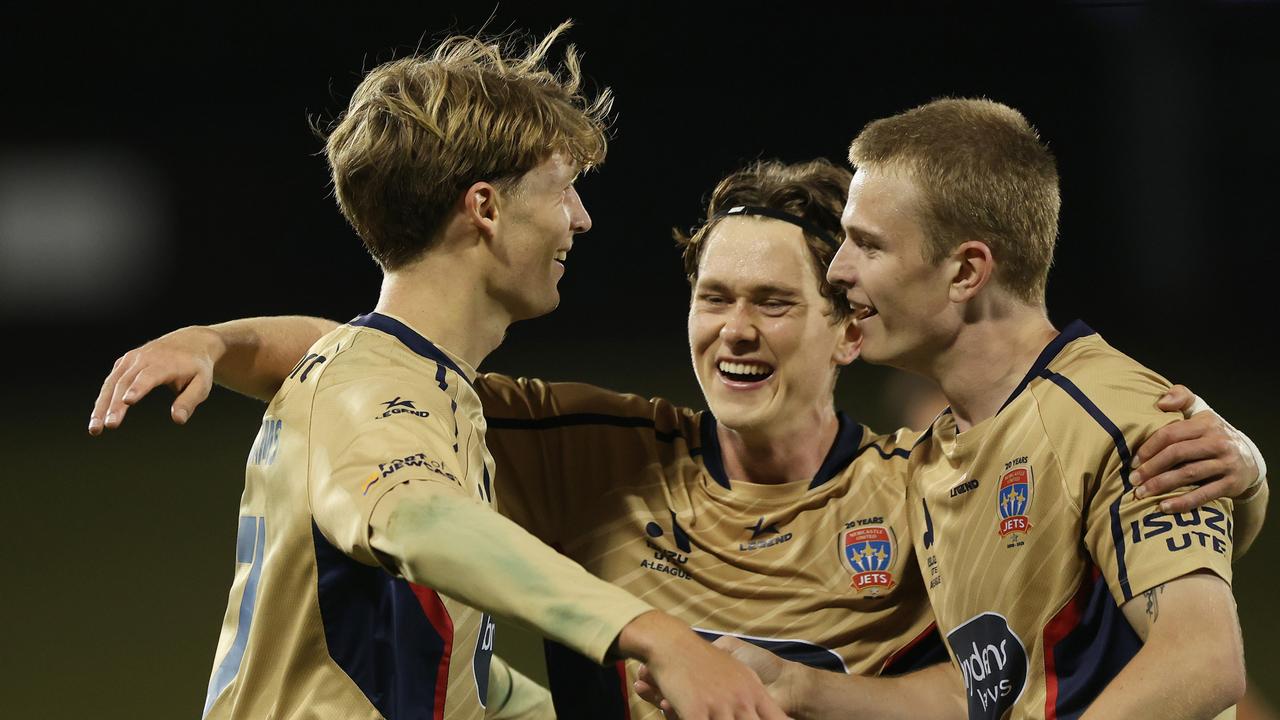The Newcastle Jets are hoping for success on and off the park. Picture: Mark Metcalfe/Getty Images