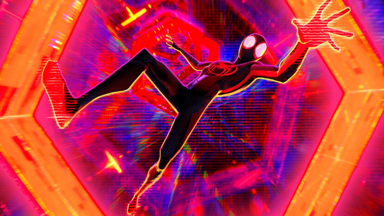 Spider-Man (Shamiek Moore) in Spider-Man: Across the Spider-Verse.