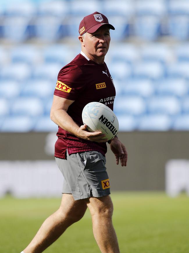 Coach Paul Green from the Queensland Maroons team pictured at Cbus Super Stadium during at training session ahead of game two of State of Origin, Gold Coast 22nd of June 2021. (Image/Josh Woning)