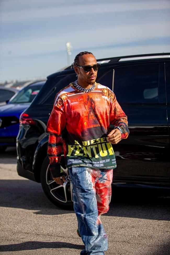 Lewis Hamilton at the Austin GP.