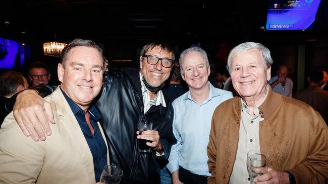 From left: Grant Williams, Nick Tabakoff, Hugh Marks, Ray Martin. Picture: Max Mason-Hubers