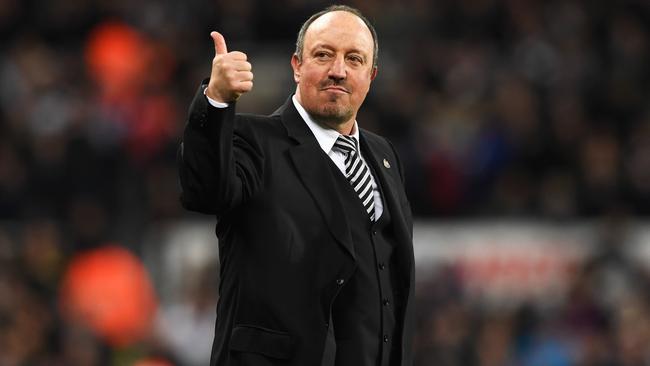 Rafa Benitez manager of Newcastle United.