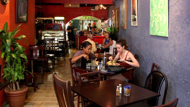 Inside The Lillipad Cafe on Grafton Street, before it closed down. Picture: Anna Rogers.