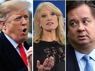 Donald Trump, Kellyanne Conway, George Conway.