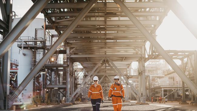 Woodside Energy’s Pluto LNG PlantJ onshore gas plant. Picture: Supplied