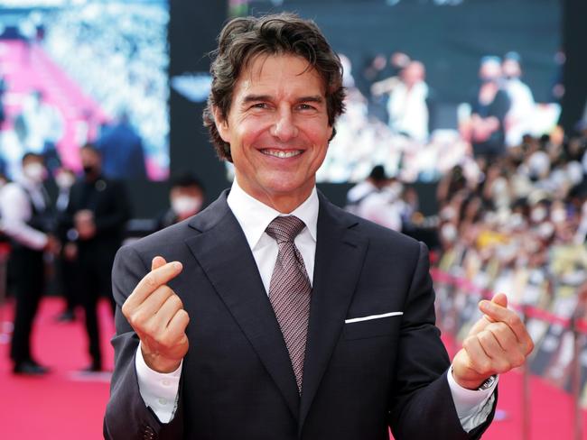 SEOUL, SOUTH KOREA - JUNE 19: Tom Cruise attends the Korea Red Carpet for "Top Gun: Maverick" at Lotte World on June 19, 2022 in Seoul, South Korea. (Photo by Han Myung-Gu/Getty Images)