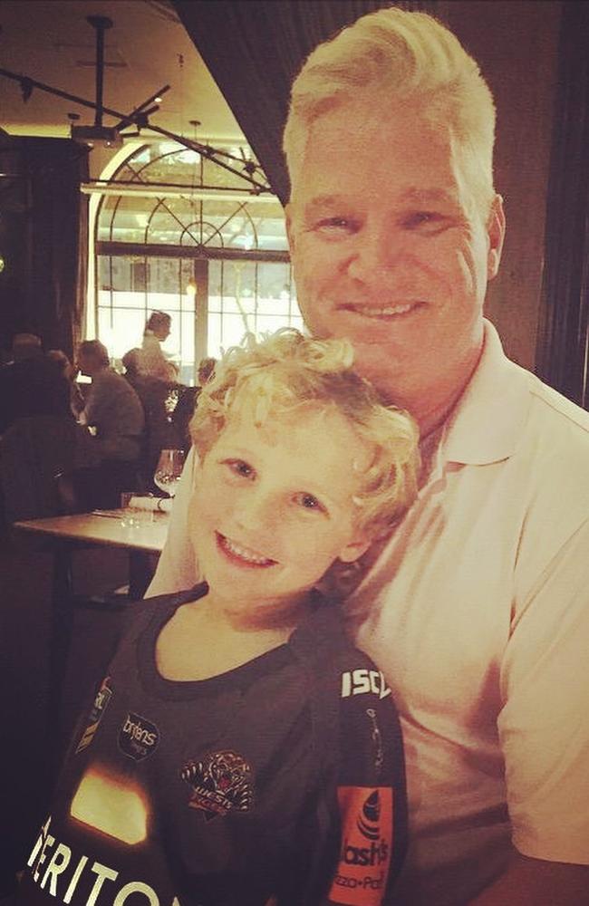 Koby and Dean Jones. Picture: Instagram