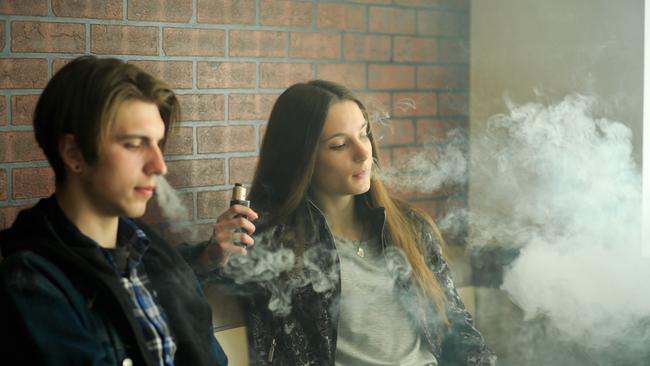 More than one in 10 people aged between 16 and 24 years old said they vaped in 2021 – double the rate of the year before. Picture: Supplied