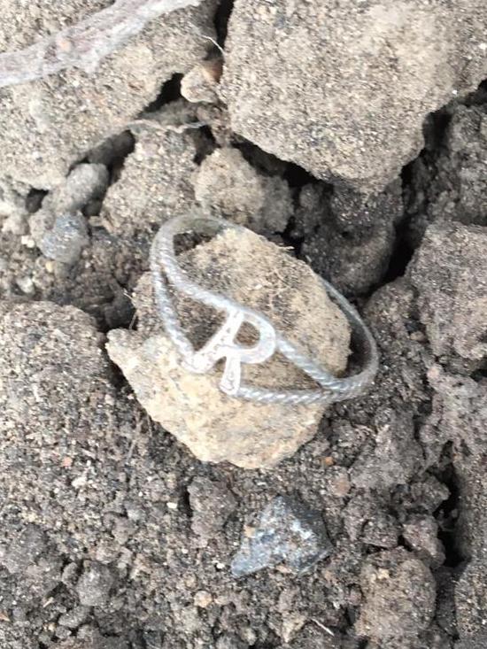 A ring belong to Roxlyn Bowie, found during a search by detectives. Picture: NSW Police Media