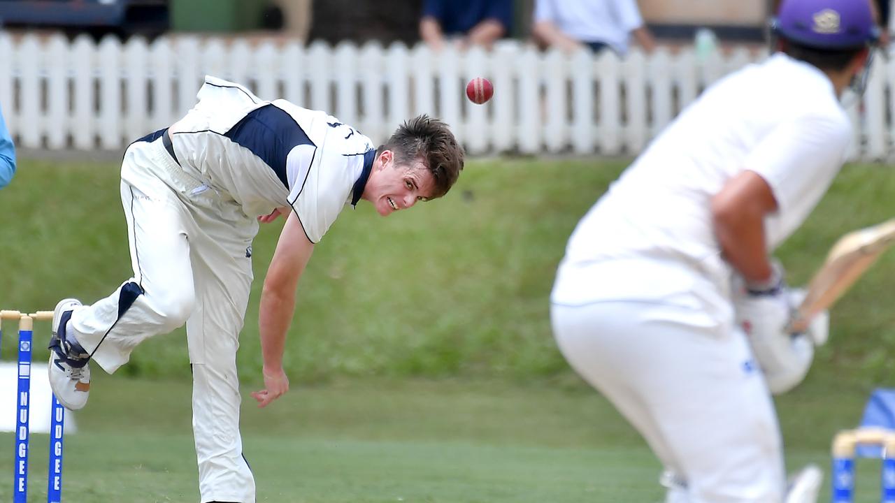 TSS bowler Ted Waterman. Picture, John Gass