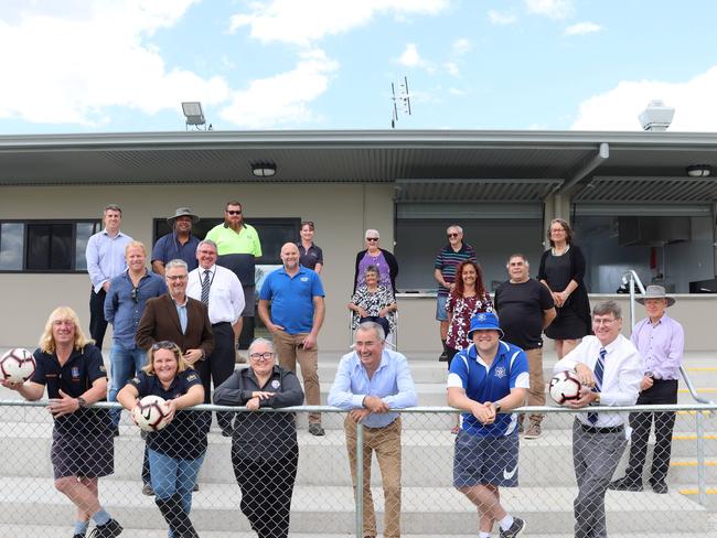 Representatives from Rushforth Park Town Clubs (which includes Grafton United, Majos Football Club, Grafton City Soccer Club); South Services Gunners Soccer Club and Grafton Supa Oldies Soccer Club (SOS) were represented at the opening along with Clarence Valley councillors, council staff and Clarence MP Chris Gulaptis.