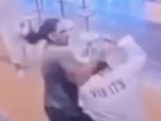 Wild footage has emerged of Ali “Ay Huncho” Younes and Sesita “Radistarz” Lyzwa in a prison brawl at Parklea Correctional Centre last year. Picture: Supplied