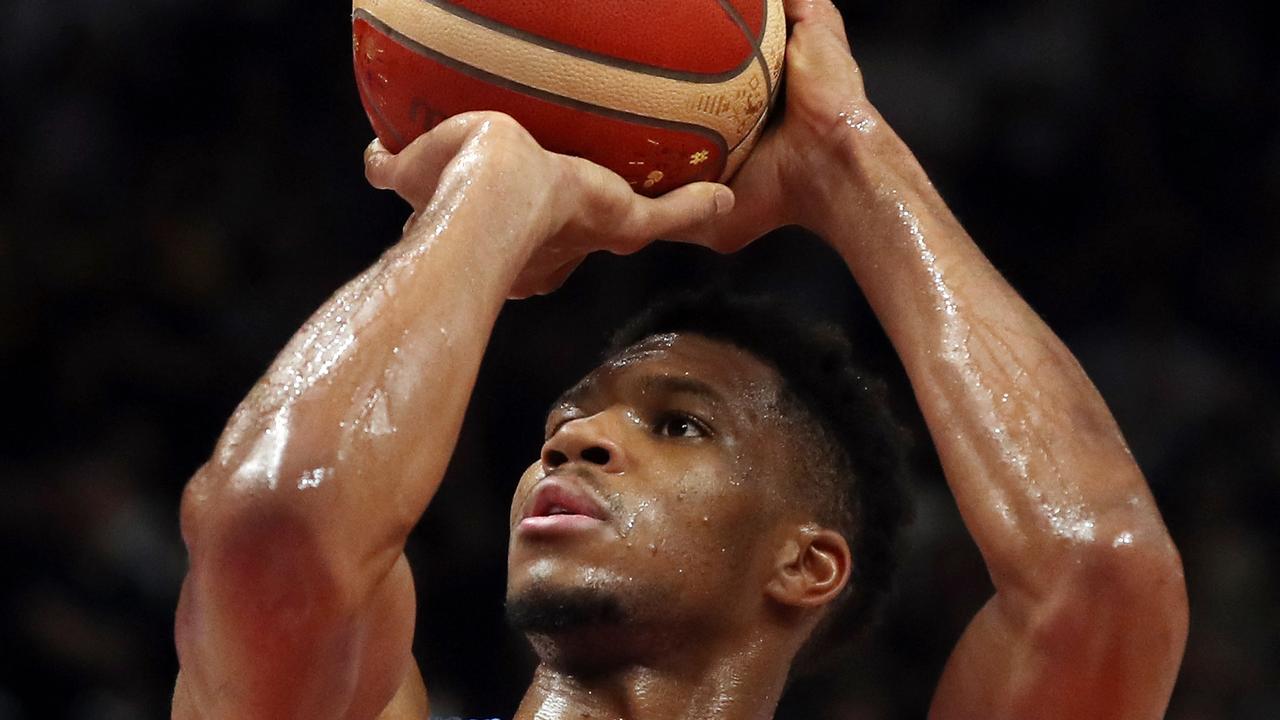 Greece's Giannis Antetokounmpo. Photo by Oliver Behrendt / AFP