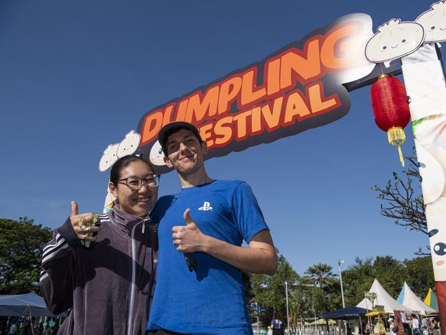 Zephyr Dobson and Vivian Dobson. Picture: Pema Tamang Pakhrin