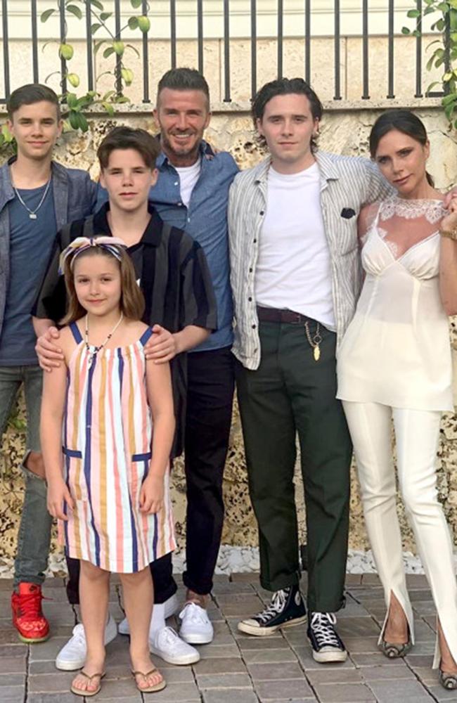 Beckham family photo. Picture: Instagram