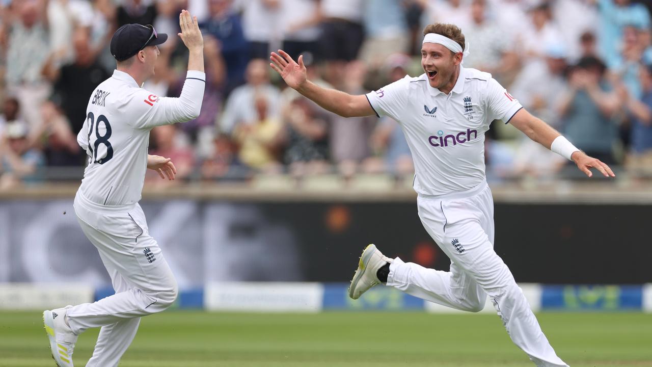 Stuart Broad of England. Photo by Ryan Pierse/Getty Images