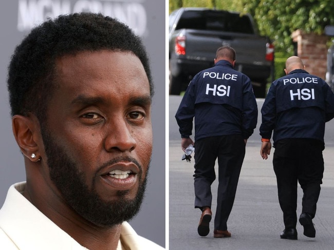 Diddy's mansion raided by police in March 2024.