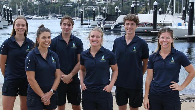 Sarah Hoffman, Lisa Darmanin, Miles Davey, Tash Bryant, Tom Needham and Nina Curtis. Picture: Britta Campion/The Australian