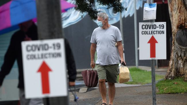 Locals at Avalon and other areas around Pittwater, have been in strict lockdown since before Christmas. Picture: Jeremy Piper