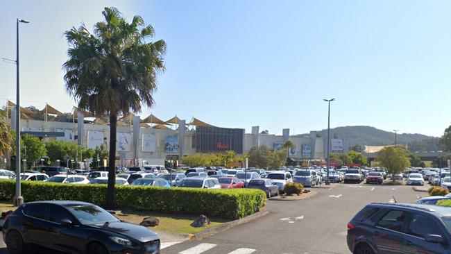 Westfield Tuggerah carpark NSW. Picture: Google