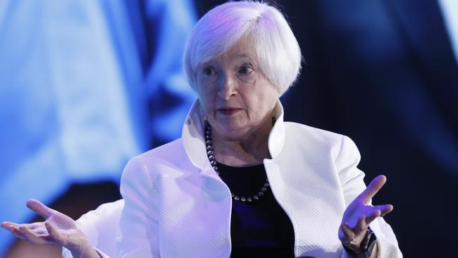 Janet Yellen, former chair of the US Federal Reserve. Picture: Bloomberg