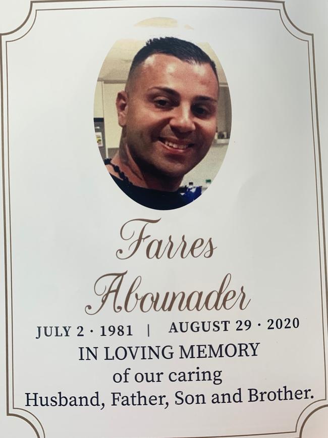 How Fares Abounader was farewelled.