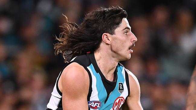 Lachlan Jones was part of Port Adelaide’s Next Generation Academy. Picture: Mark Brake/Getty Images