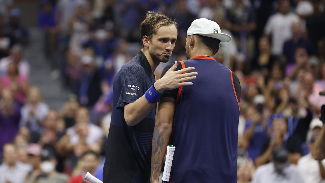 Daniil Medvedev is eyeing revenge after his US Open defeat to Nick Kyrgios. Sarah Stier/Getty Images/AFP