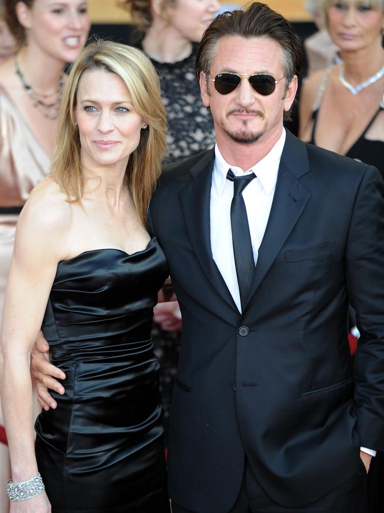 Actors Sean Penn and Robin Wright share two adult children. Picture: AcademyAwards