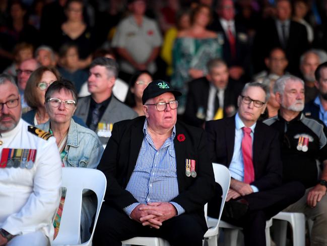 Anzac Day 2025. Dawn service Anzac Park Townsville. Picture: Evan Morgan
