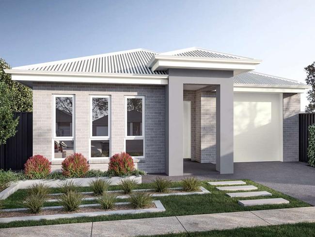 Artist impressions of affordable homes to be built on Bentley Rd at Blakeview, in Adelaide's northern suburbs. Picture: Fairmont Group